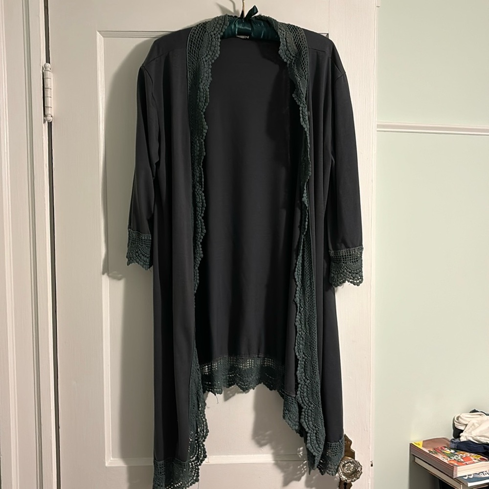 Cardigan, lightweight long in length